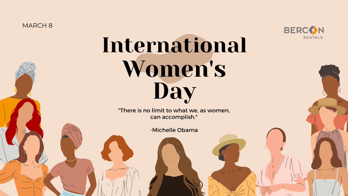 BerconR's tweet photo. Happy International Women's Day! Today, we celebrate all of the incredible women within Bercon and in our lives
#internationalwomensday #womeninbusiness #expectmore #elevateyourexpectations https://t.co/Y8hrCExfs4