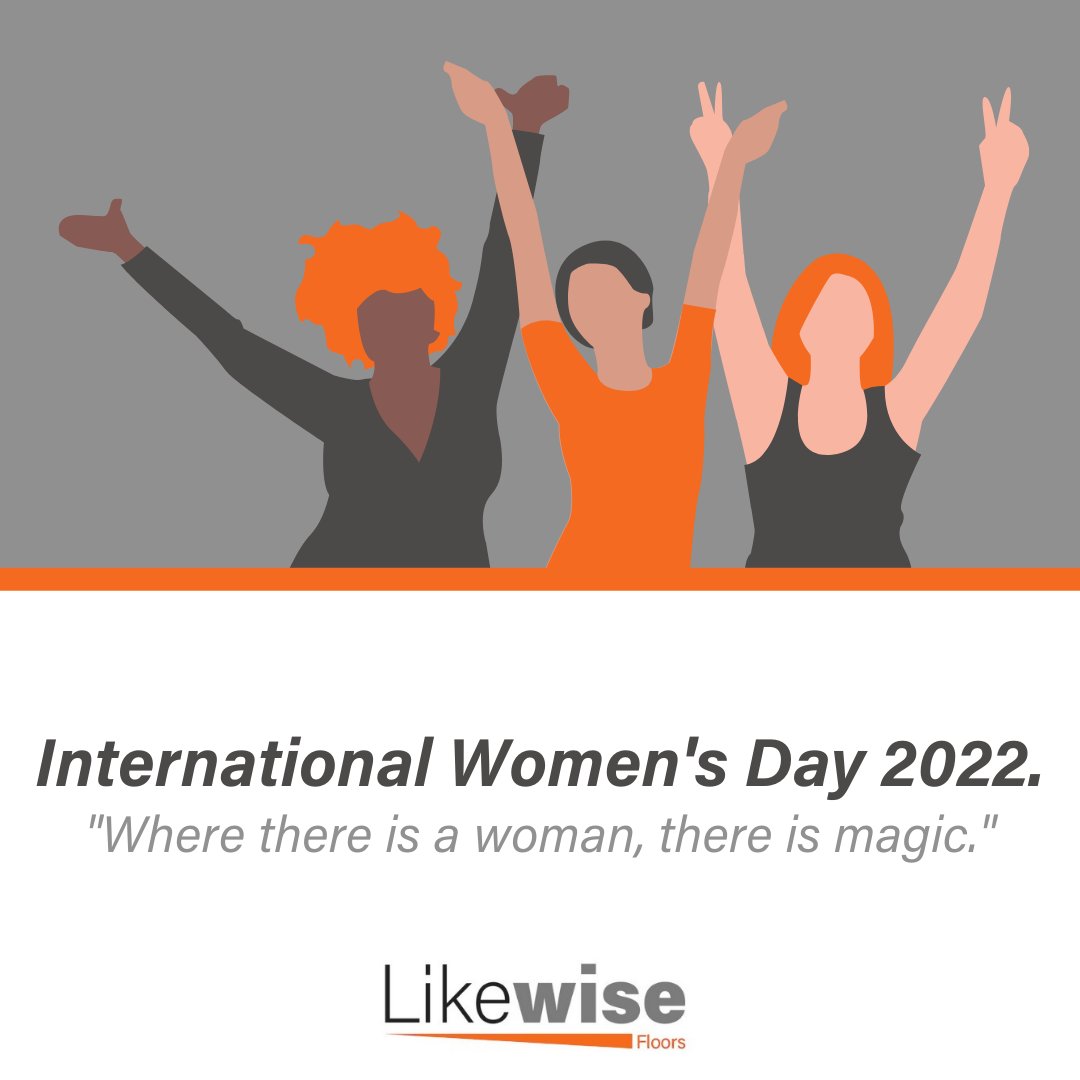 likewisefloors's tweet photo. For our friends, families, colleagues and all of the other wonderful women in the world... Today we celebrate #InternationalWomensDay. ♀️ 👏 https://t.co/2bcNuwXtpZ