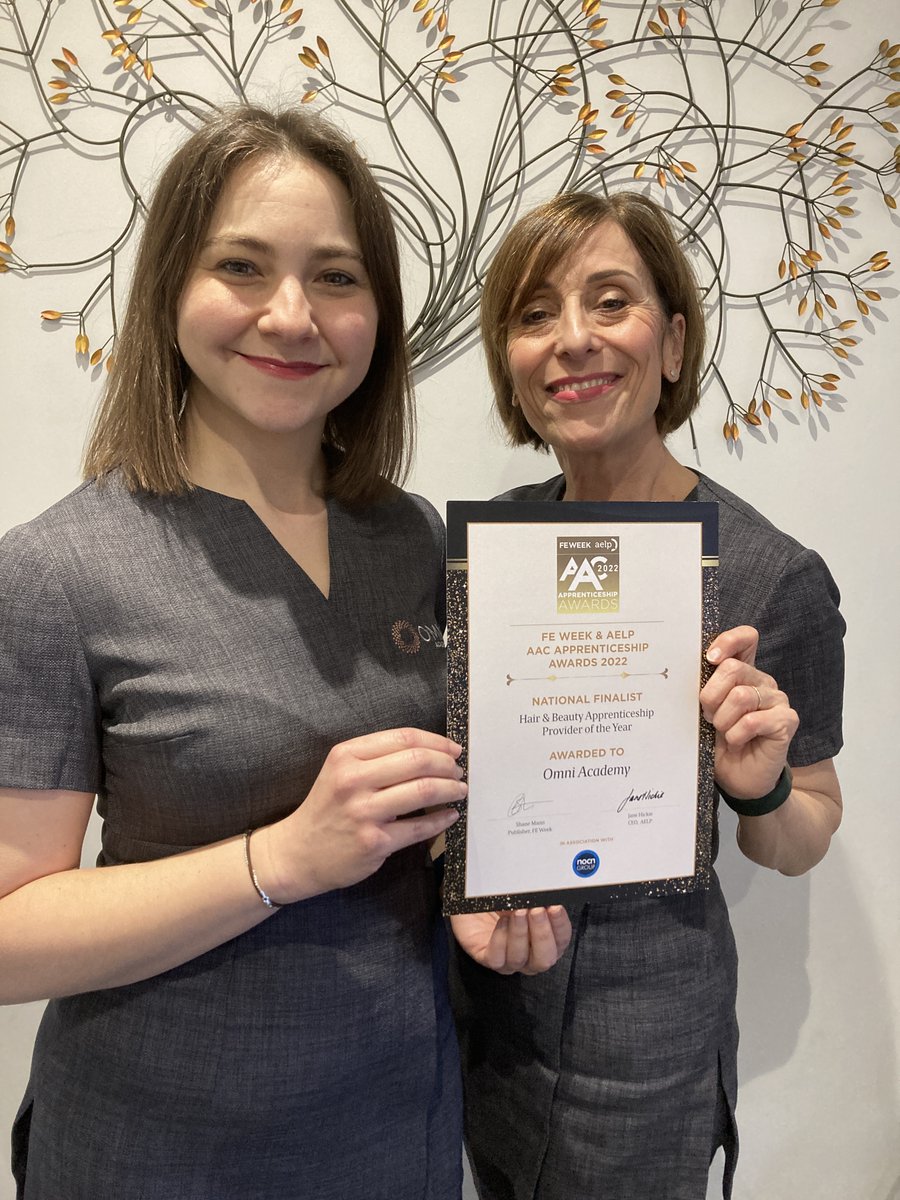 We are over the moon to be #national #finalist <a href="/FEWeek/">FE Week</a> <a href="/AELPUK/">AELP</a> #AAC #Apprenticeship #Awards in the #Hair &amp; #Beauty #apprenticeship #provider #category in association with <a href="/NOCNGroup/">NOCN Group</a> #excited