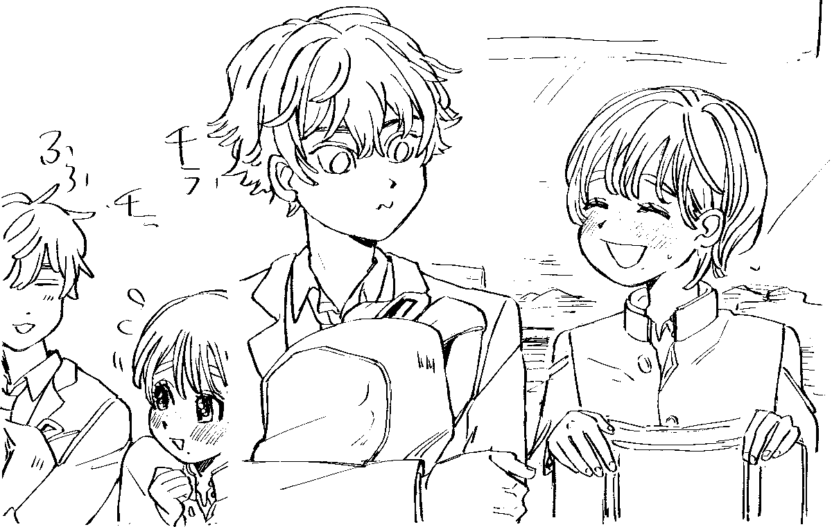 これはめちゃくちゃ時間のかかるペン入れ
下書きを整えるだけだからペン入れしたあとのなんかしょぼい…がない描き方 