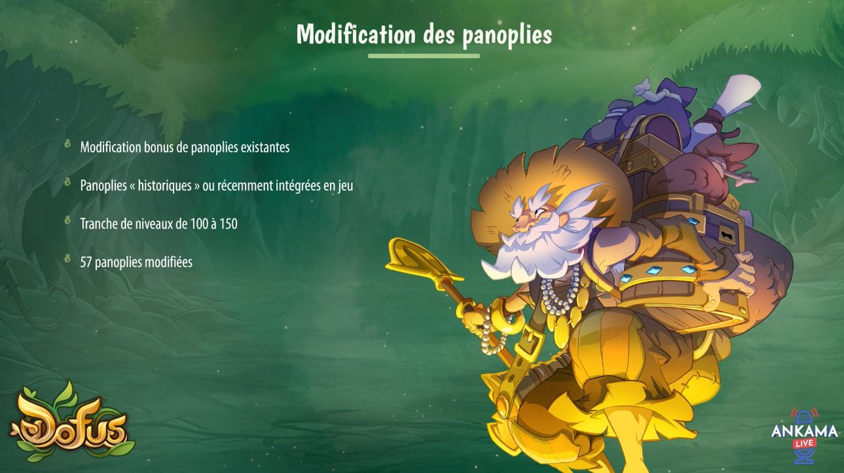 Droupik's tweet photo. REFONTE DES EQUIPEMENTS ?
Rework des panoplies 100 à 150, incoming :D
#DofusMajHeureuse
- (le CM se dit très heureux) https://t.co/orjv7u7mAI