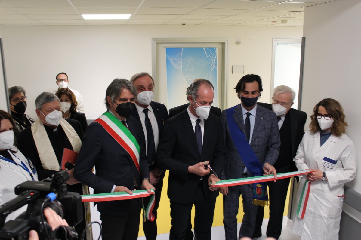 Oggi, 8/3, è stato inaugurato, alla presenza del presidente della Regione #Veneto Luca Zaia il Dipartimento "Testa Collo" dell'#Univr e dell'Azienda ospedaliera universitaria integrata di Verona.