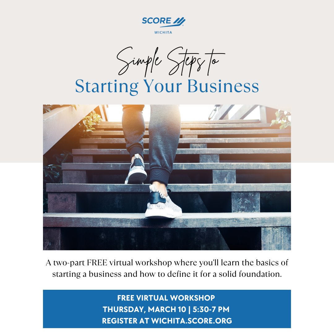 Ready to start the business you've been dreaming about? Learn the first steps to starting your business the right way and how to define it for a strong foundation in this free workshop on 3/10/22 at 5:30 PM. Register for free at bit.ly/3KJp6y7! #smallbusiness #startuphe