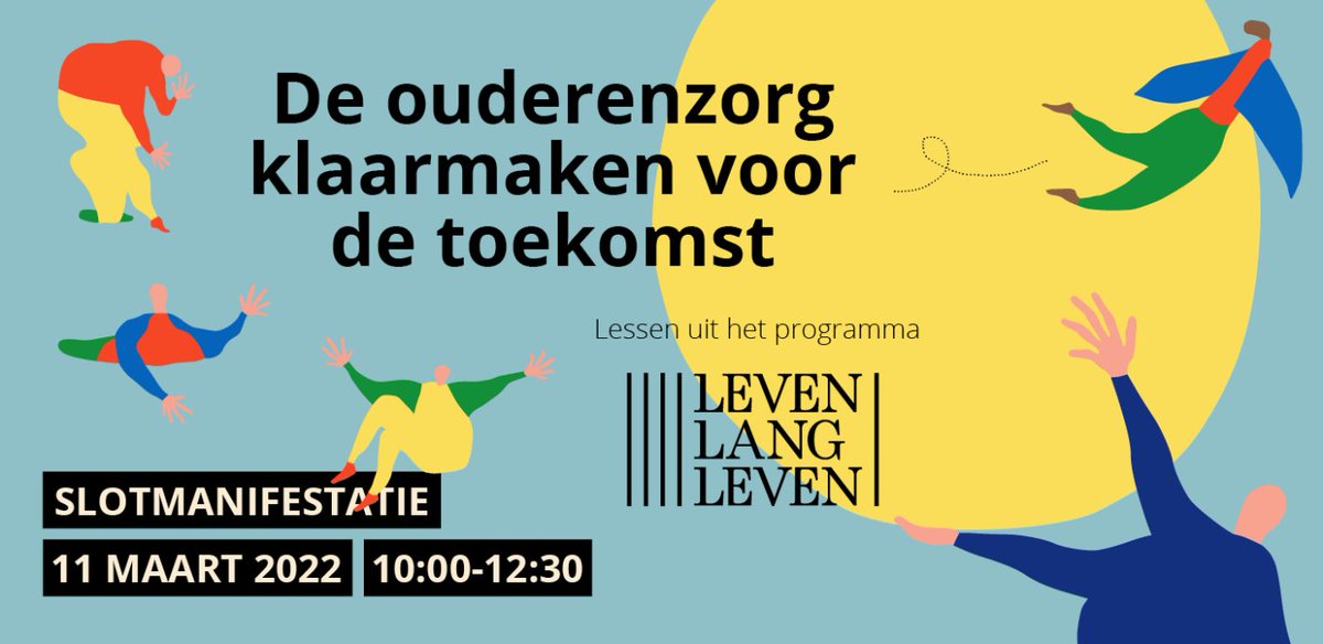 Vrijdag is het zo ver: de Leven Lang Leven slotmanifestatie! Op basis van twee jaar pionieren geven we antwoord op de vraag: Wat is er nodig om nu en in de toekomst fijn oud te worden in Nederland? Zien we jou daar? Meld je aan: levenlangleven.nu/leven-lang-lev… #zorg