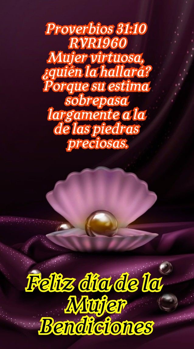 Muchas Felicidades a todas las mujeres en su día, bendiciones