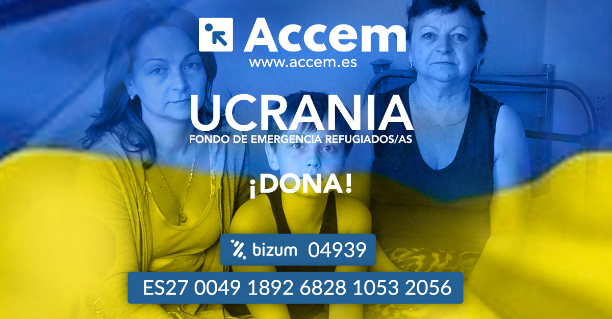 En <a href="/Accem_ong/">Accem</a> hemos creado un fondo de emergencia para hacer frente al reto de atender a las familias que llegan buscando ayuda, pudiendo así ampliar nuestros dispositivos y nuestra intervención.
#Ucrania #YoDono #Dona #HazteSocio ¡Contamos contigo!  accem.es/haz-un-donativ…