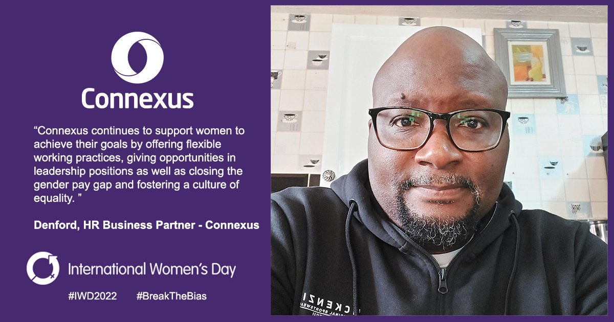 Denford Kasinganeti, our HR Business Partner shared his thoughts on how Connexus is working to support women achieve their career goals.

#BreakTheBias #UKHousing #InternationalWomensDay #InternationalWomensDay2022 #IWD <a href="/womensday/">Women's Day</a> 🙅‍♀️