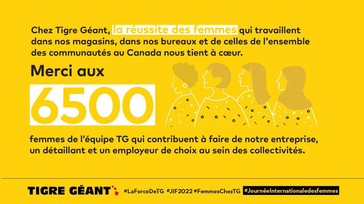 #FemmesChezTG! #JIF #LaForceDeTG #JournéeInternationaleDesFemmes