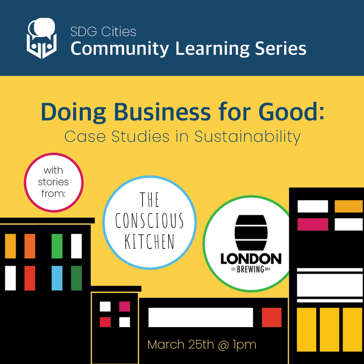 Can doing business for good, be good for business?

Join SDG Cities and Harvest Impact by 10C for a virtual lunch and learn, March 25th at 1pm. 

Learn how sustainability in business can lead to long term success and social impact!

Register: eventbrite.ca/e/doing-busine…