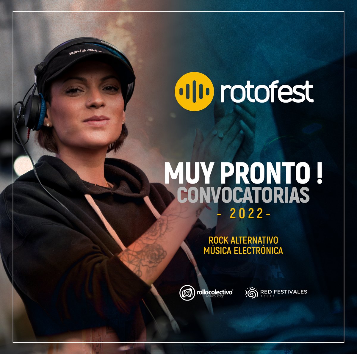 Prepara el mejor material para presentarlo en tu PressKit
Muy Pronto ! estarán abiertas las convocatorias para Rotofest 2022
rotofest.com 
#Rotofest #Rotofest2022 #JuntosNuevamente