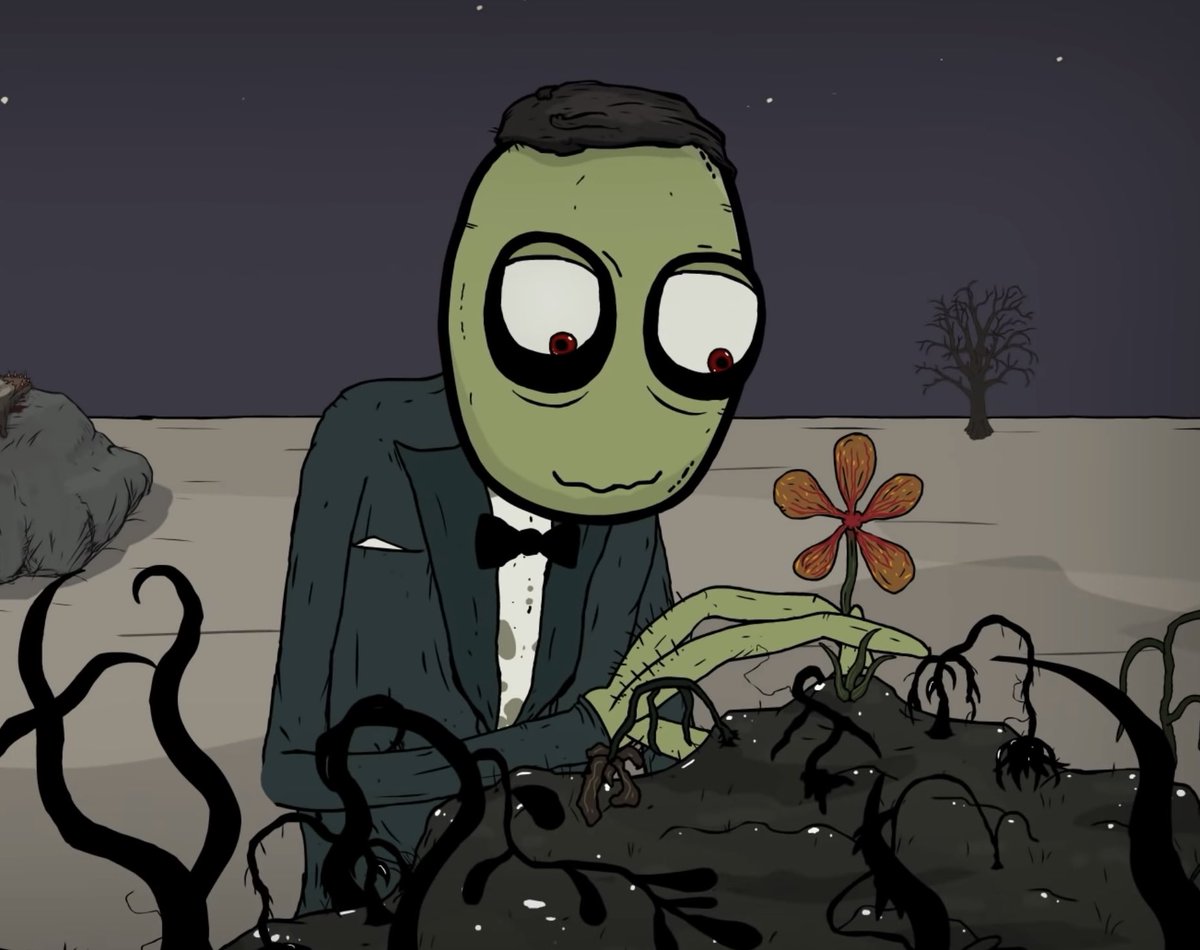 DAVID_FIRTH's tweet photo. Salad Fingers 12 is out. https://t.co/A4cd4Dqtyr