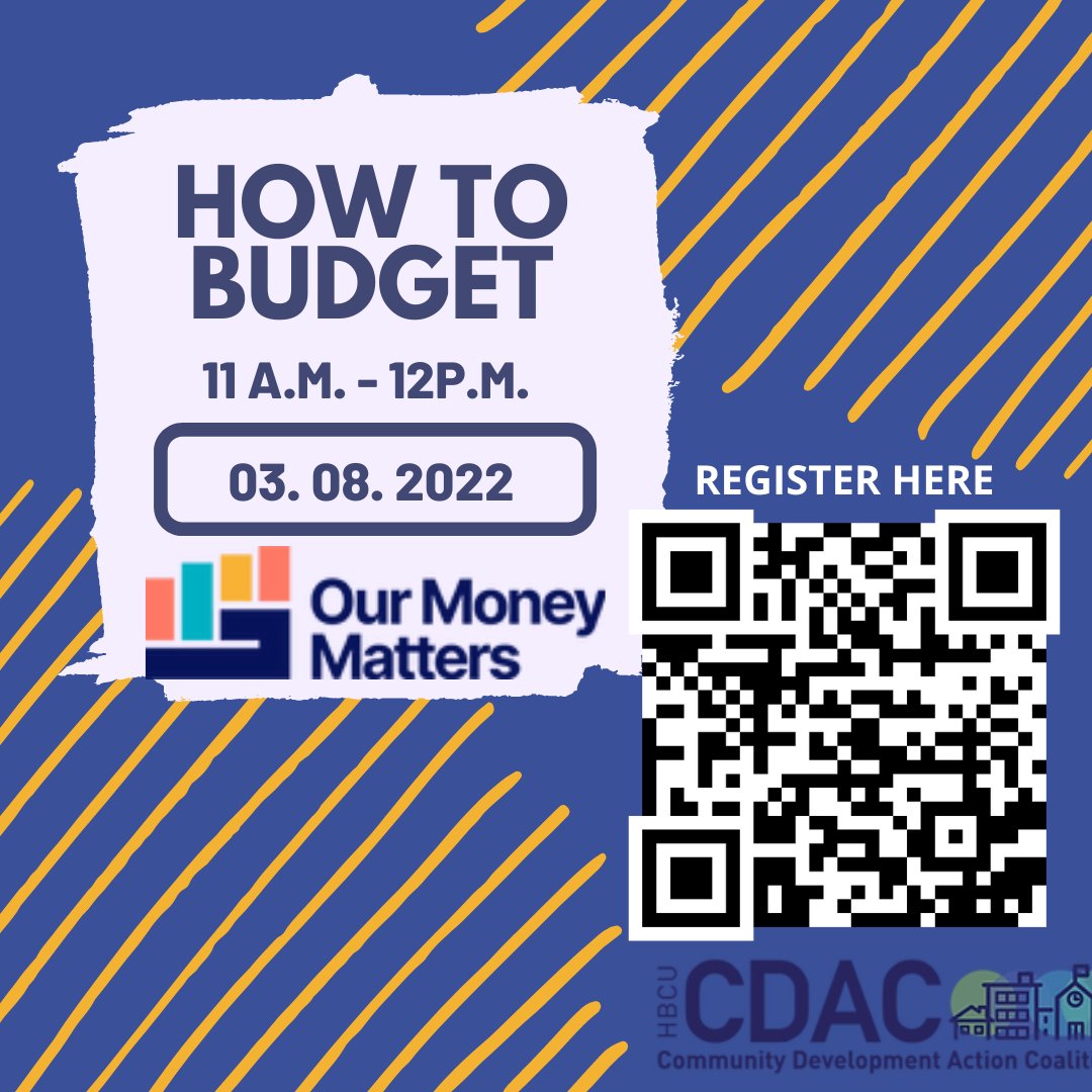 Good Morning Bleu Devil Community:

THIS EVENT IS TODAY:  March 8, 2022, from 11:00 a.m. – 12:00 p.m.  Students, there will be PRIZE giveaways totaling up to $500! 

Make sure to REGISTER!  See QR Code below…
