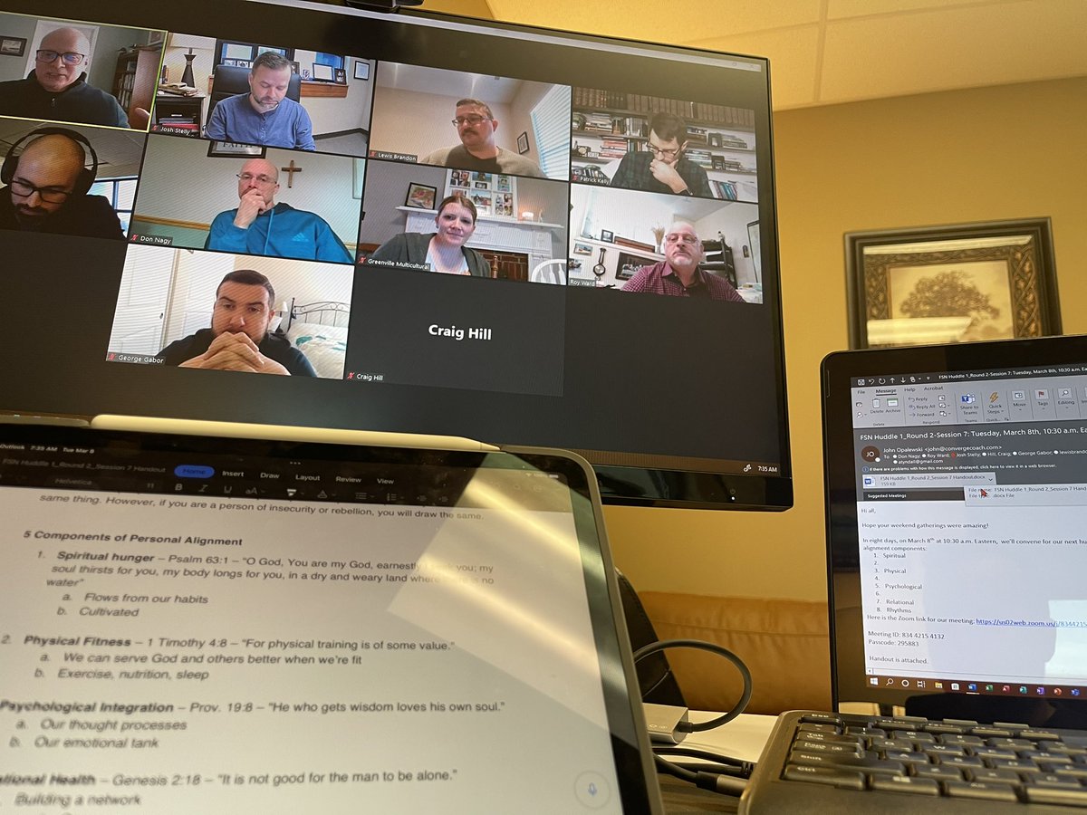 joshstelly's tweet photo. Early morning leadership coaching. Focusing on my personal alignment. Good stuff. https://t.co/1OLU0TaFFY