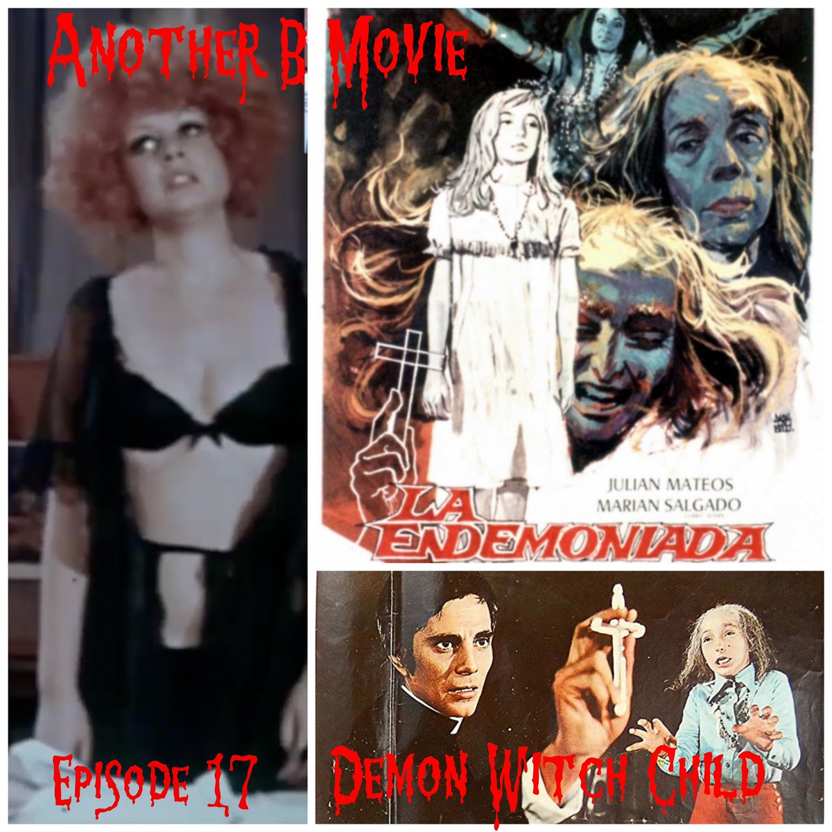 🚨New Episode! 🎶Gypsies, Tramps &amp; a foul mouthed demon child! Filthy dogs, Keri &amp; Yvette don their orphan Annie wigs and get fully possessed by the 1975 film #DemonWitchChild!#horrorpodcast #podernfamily #queerhorror #bmovie #cultfilm #womeninhorrormonth linktr.ee/AnotherBMovieP…