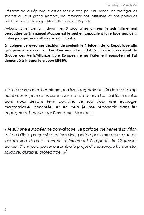 salima_yenbou's tweet photo. Ecologiste et européenne convaincue, j'ai décidé d'apporter mon soutien à Emmanuel Macron, seul candidat capable de relever les défis qui s'imposent à nous. https://t.co/GIV2bhQmTn