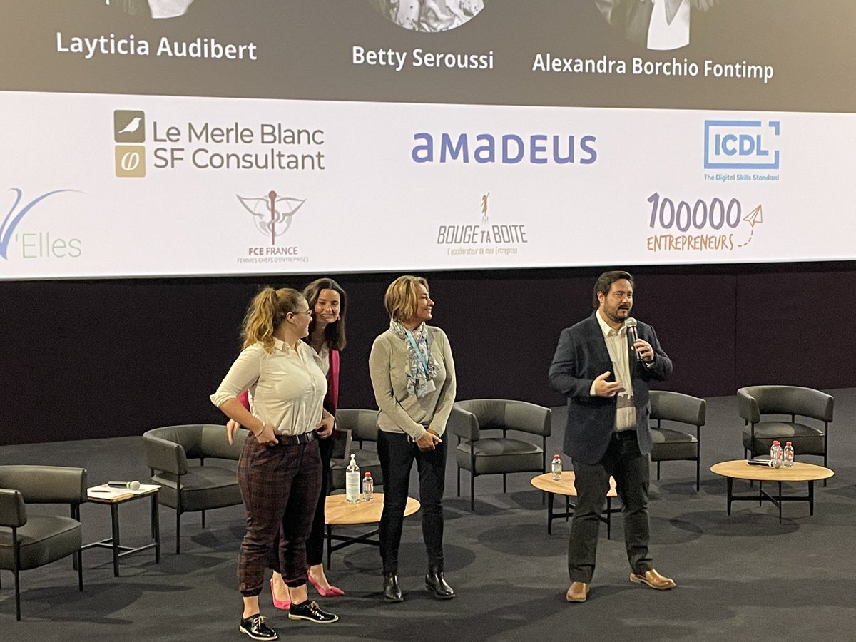 GregoryBiondo's tweet photo. C'était ce matin pour la journée internationale des droits des femmes, et ce fut une superbe réussite 💪

➕ de 250 personnes, entrepreneur.e.s, étudiant.e.s réunis pour une conférence inspirante au @cineum ! #TechTalk #Cannes 🤩

@FrenchTechCdA @villecannes @CACPLOfficiel https://t.co/br6MPHOdJU