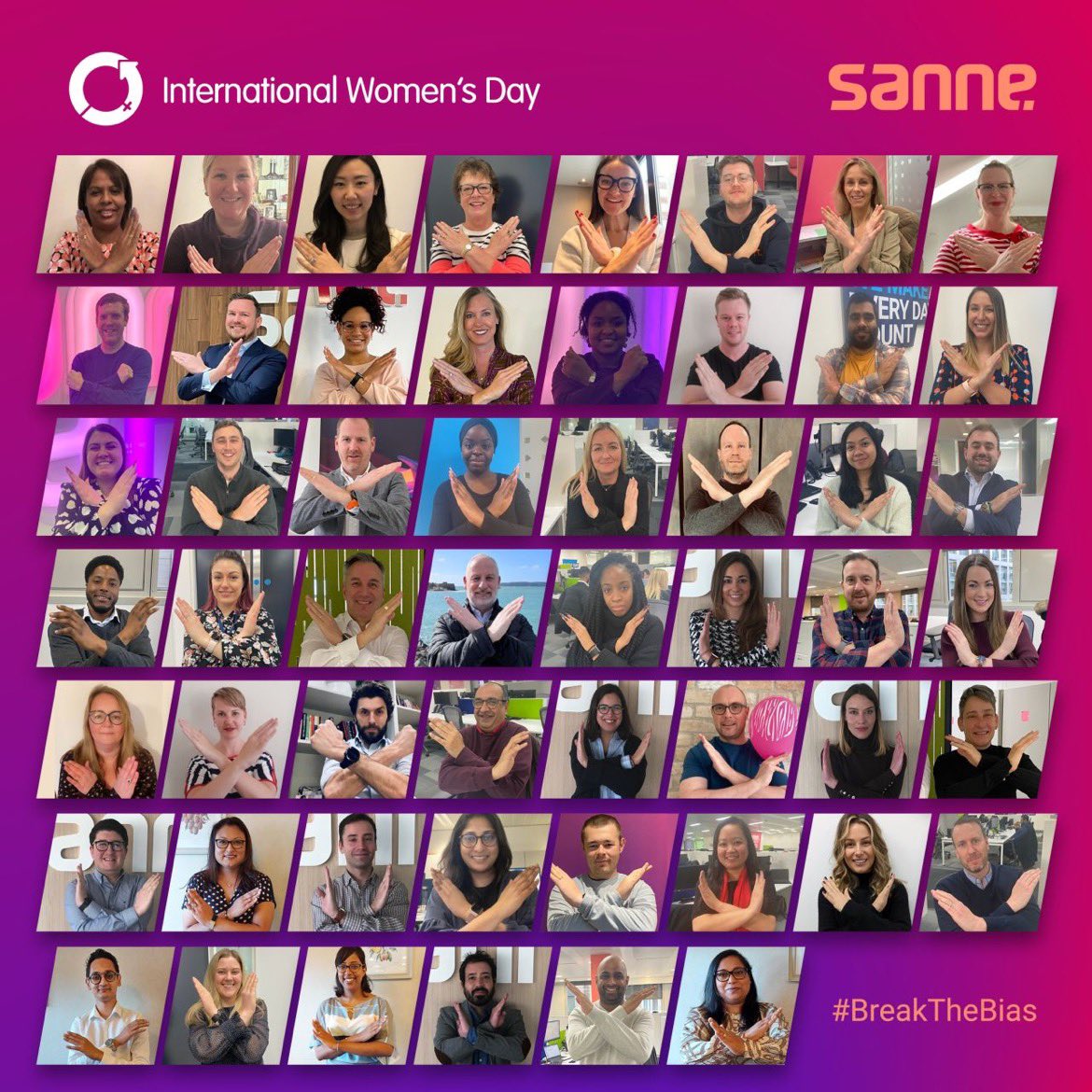 SanneGroup's tweet photo. Today marks International Women's Day 2022 and we're dedicating this month to celebrating women's achievements. Together, we are taking a stand to raise awareness against bias and take action for equality and diversity. 
#sannelife #IWD #BreakTheBias https://t.co/czcxYFzIXy