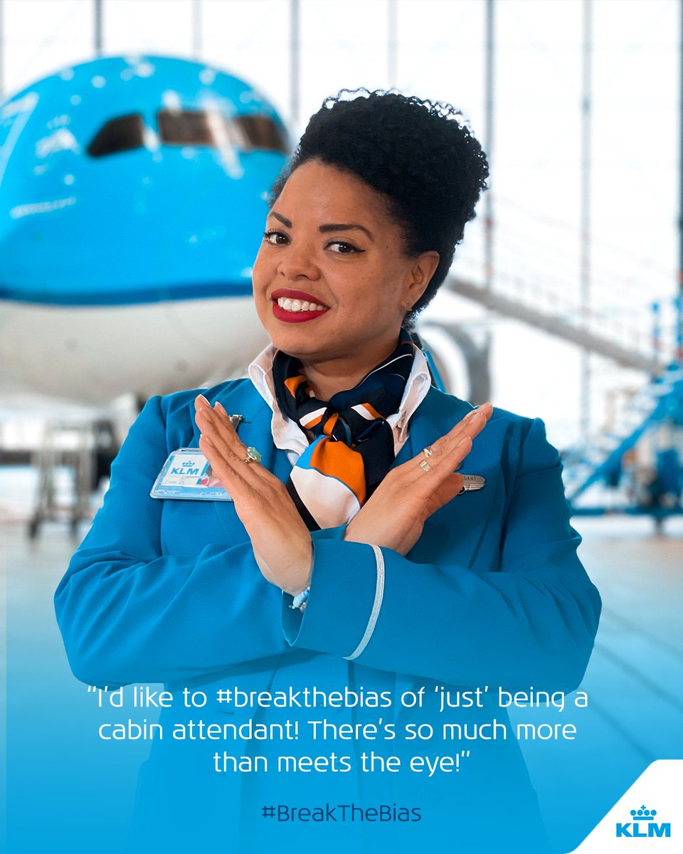 KLM tweet media