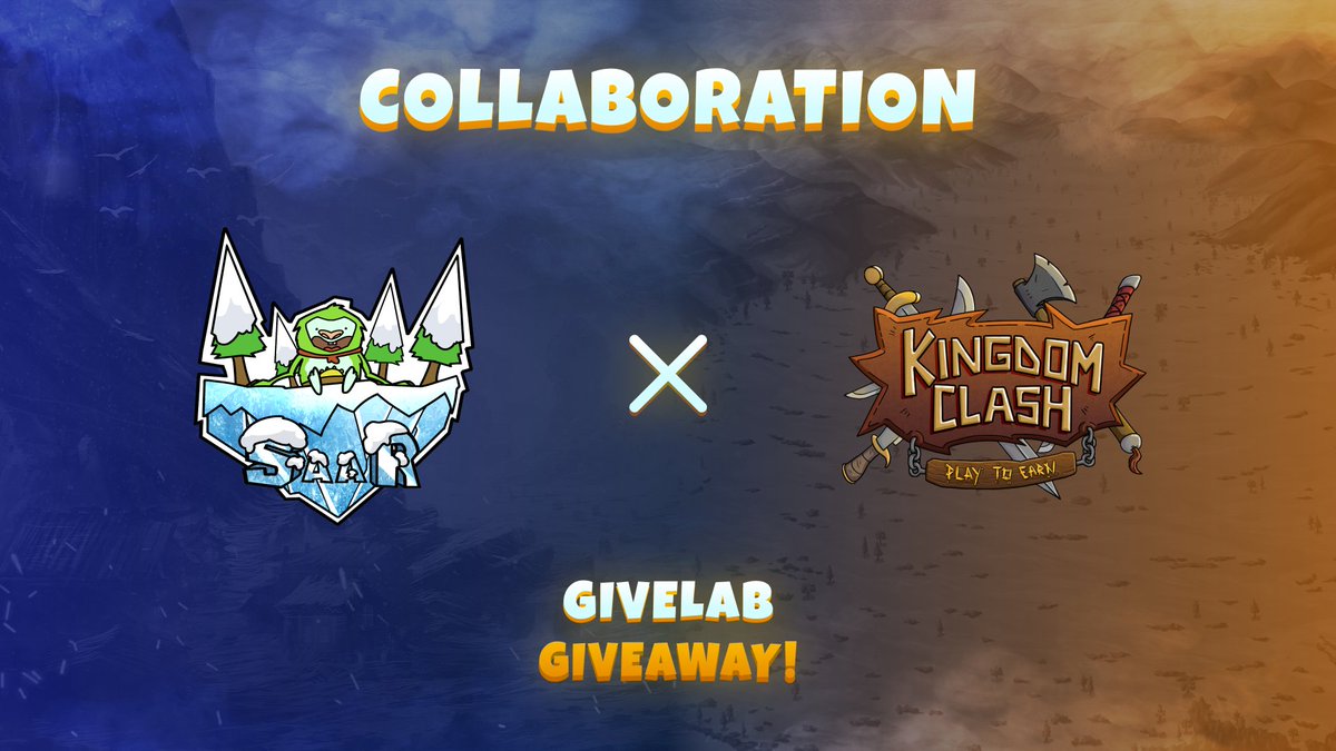 KingdomClashNFT's tweet photo. We are proud to announce a new partnership with @SaaR_nft !

We prepared a giveaway for our beloved communities.
Join in: https://t.co/fGILHNA3uW https://t.co/8vxQCpmVAJ