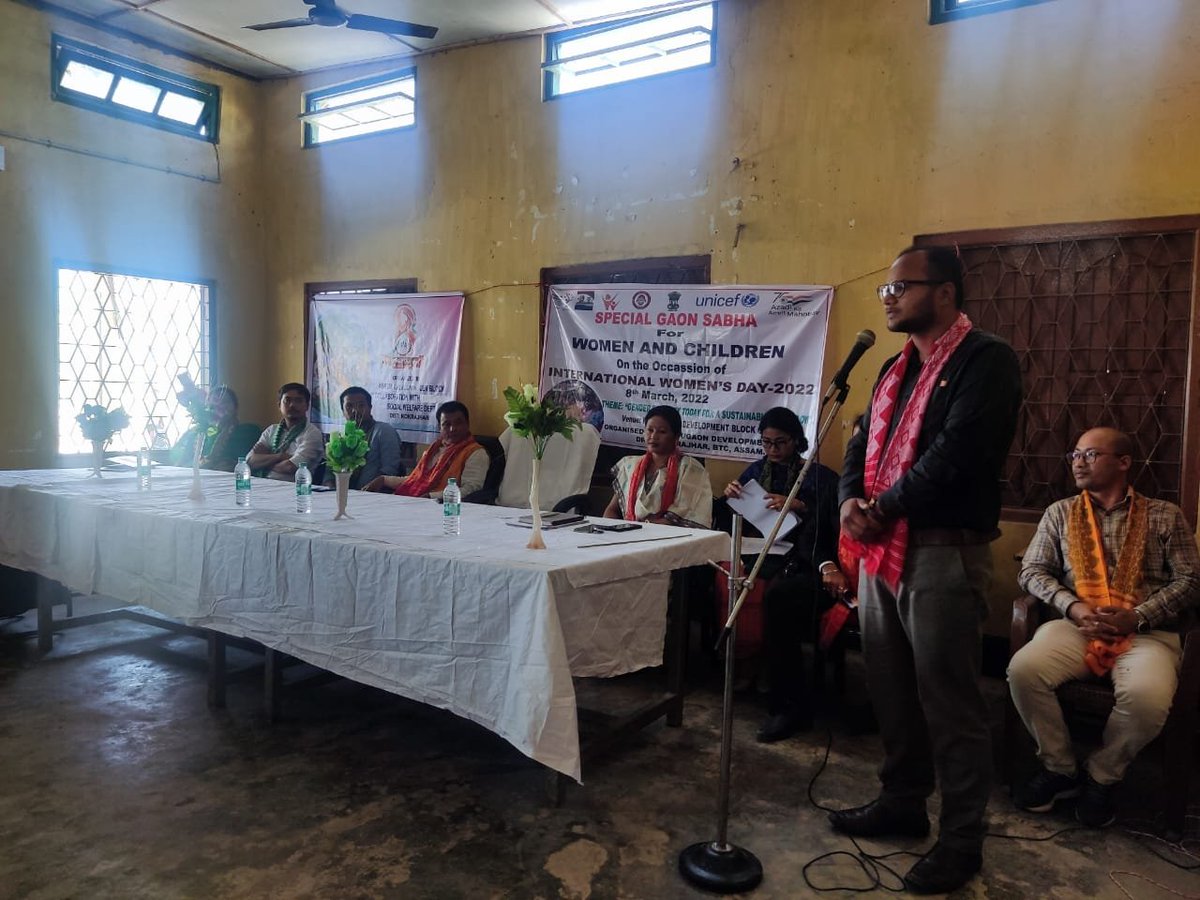 mopr_goi's tweet photo. #InternationalWomensDay is a day to recognize the extraordinary acts & contributions of women to build stronger & fairer societies.
Special #GramSabha for Women & Children organised at #Kachugaon under #Gossaigaon in #Kokrajhar District of #Assam to mark #InternationalWomensDay. https://t.co/EI46zLQ82x