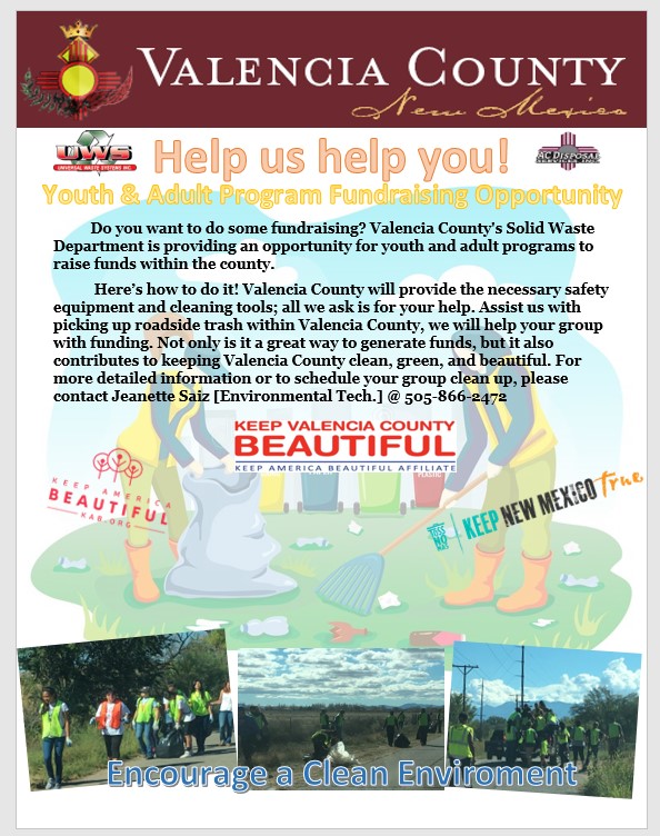 Help us help you!
Youth &amp; Adult Program Fundraising Opportunity