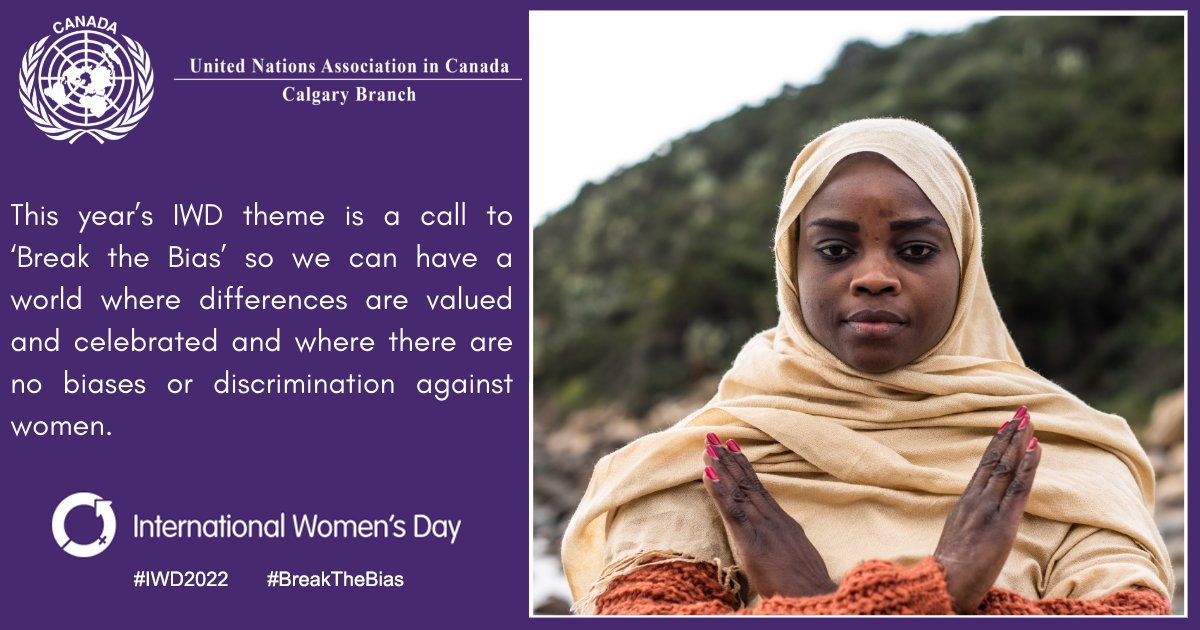 unaccalgary's tweet image. Join us in celebrating International Women’s Day (IWD) and honoring women for their achievements and contributions to society! Read more about the IWD in our new blog by Zara Obaa.
#IWD2022 #BreakTheBias
unaccal.com/news/celebrati…