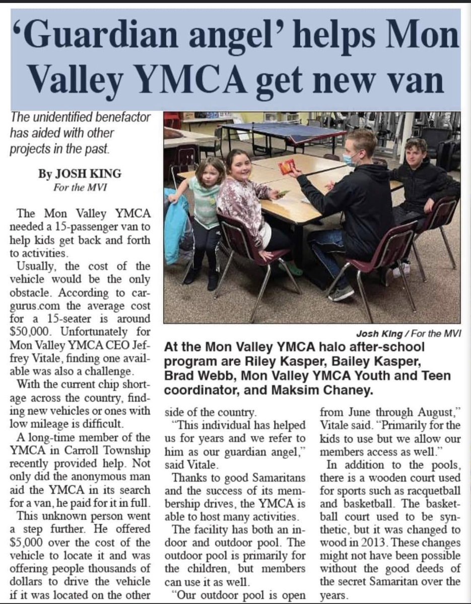JoshKing65's tweet photo. Subscribe the the Mon Valley Independent for only $1 a day. Less than a cup of coffee ☕️. #MonValley https://t.co/zGsxIc7cC0
