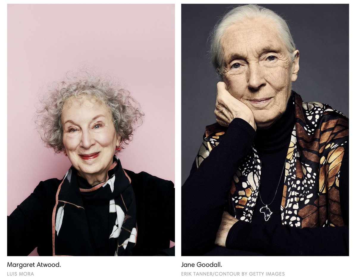 Such a wholesome chat between two amazing women on their hope for our future.
Margaret Atwood &amp; Jane Goodall: tinyurl.com/2p8jj95p