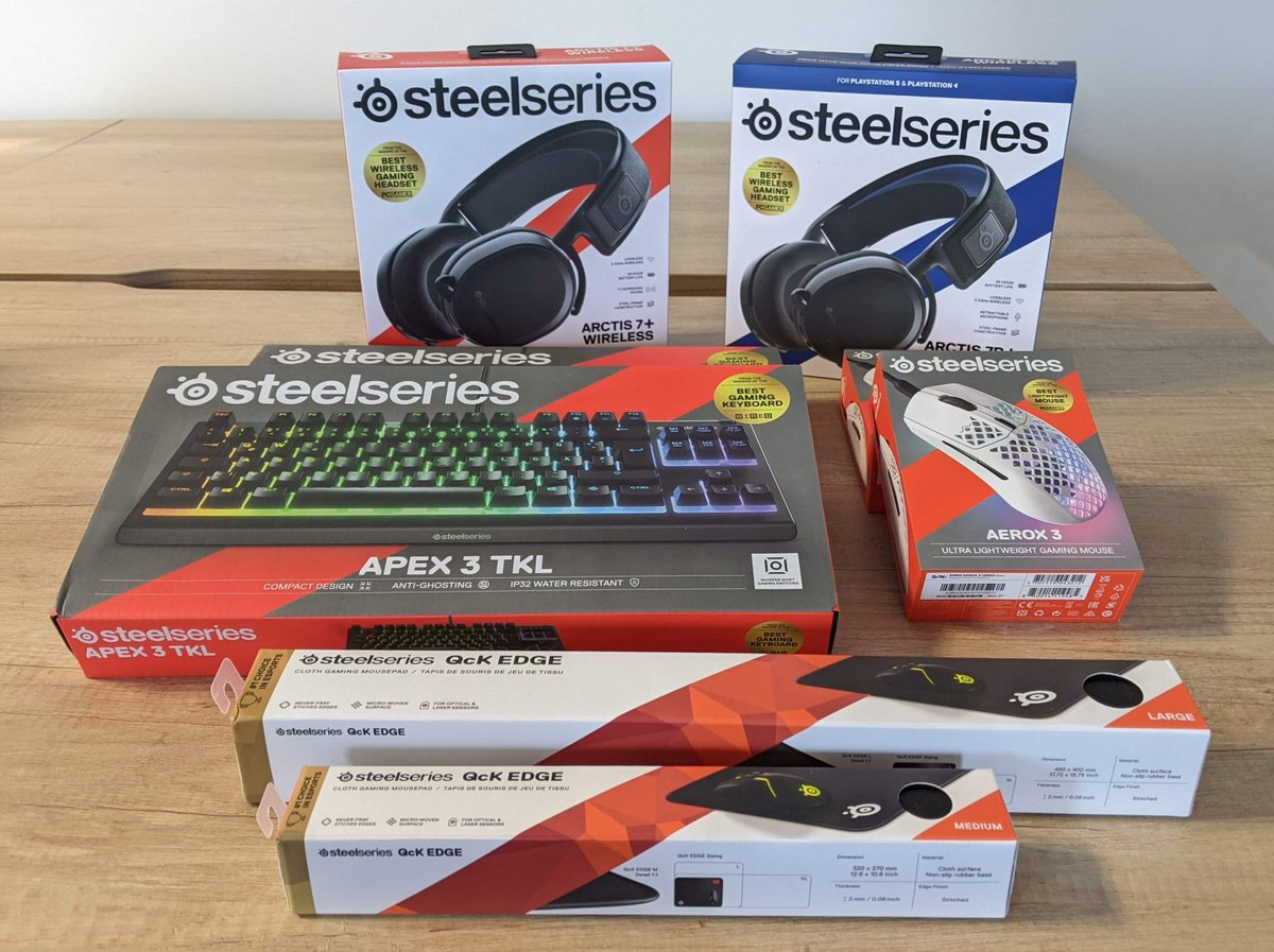 Here are the prize that you could win if you get throught our Cellyon tournament, with our patner <a href="/steelseries/">SteelSeries</a> on the 26 March during <a href="/insalan/">InsaLan</a> of Rennes!

Inscriptions start today, with the link just here 👇
doodle.com/meeting/partic…  

Deadline: 24 March at 10 PM to take part! 😎