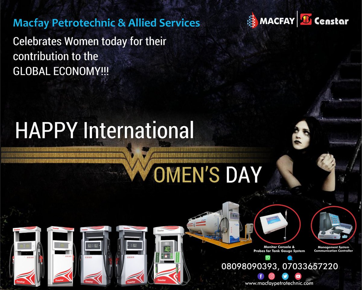 MacfayServices's tweet photo. To the brave, Strong and Powerful women, Happy International Women's Day from All of us at Macfay!
#InternationalWomensDay2022 
#Trending #abujabusiness #Nigeria https://t.co/zFeKctGayy