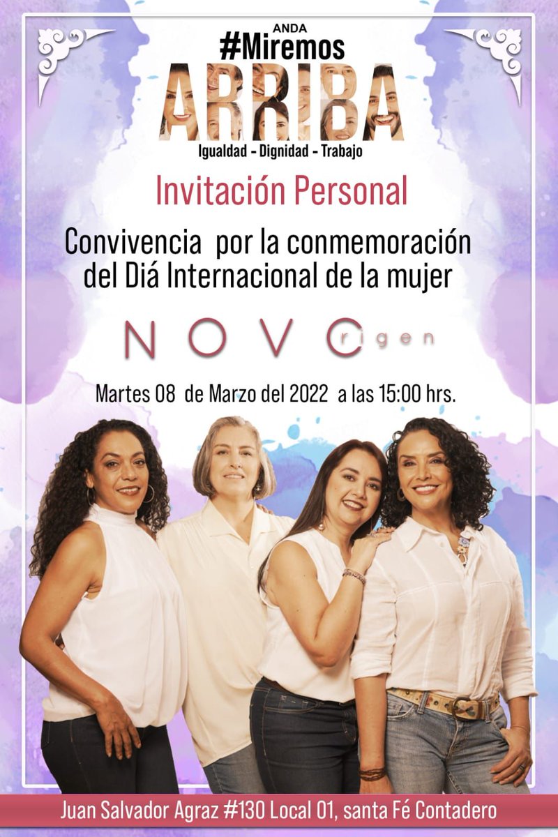 miremosarriba's tweet photo. Hoy hacemos un reconocimiento por el enorme trabajo y lucha hacia la democracia por los derechos e inclusión de la mujer en cada ámbito de la sociedad. Merecemos respeto, igualdad de oportunidades, libertad de expresión y tranquiladad. #miremosarriba con esperanza. #8DeMarzo2022 https://t.co/G7w3JqkRZc