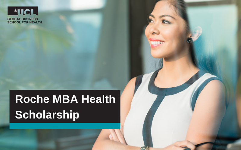 ucl_GBSH's tweet photo. We are very excited to announce that healthcare company @_RocheUK  has partnered with the UCL GBSH to launch Roche MBA Health Scholarship. This will provide one exceptional candidate with full-funding plus living expenses. 

Find out more today. #mba 

https://t.co/NHx3rR9OYq https://t.co/yD9aZDiE1Q
