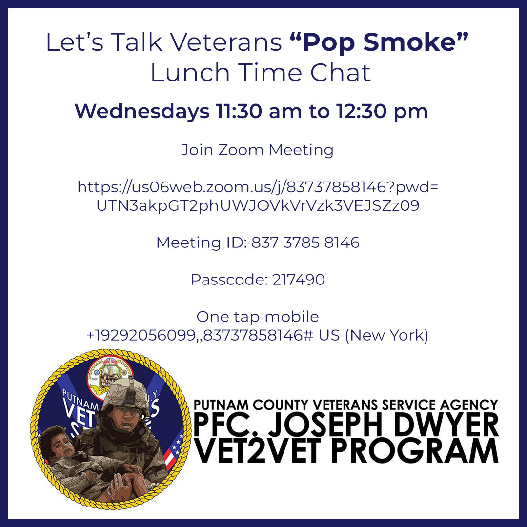 DwyerVet2VetPut's tweet photo. Join Zoom Meeting

https://t.co/DkqMCQmft9
UTN3akpGT2phUWJOVkVrVzk3VEJSZz09

Meeting ID: 837 3785 8146
Passcode: 217490
One tap mobile
+19292056099,,83737858146# US (New York) https://t.co/IrmrfXIGAM