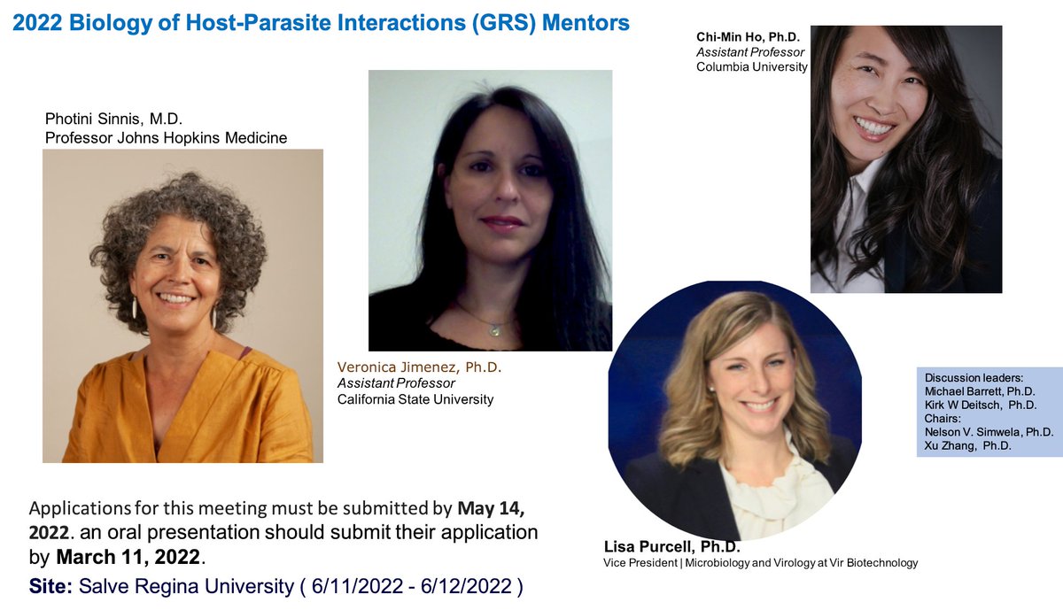 xuzhanghappy's tweet image. Apply soon! grc.org/biology-of-hos…
We have fantastic mentors this year! Please RT!