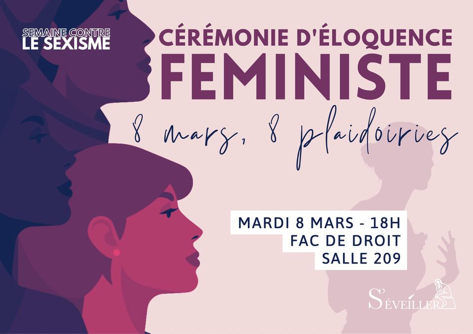 ♀️Du 7 au 12 mars les asso étudiantes proposent une nouvelle édition de la <a href="/scs_interasso/">Semaine contre le sexisme</a> "semaine contre le #sexisme" animée sur les différents campus sous des formats multiples, en cohérence avec les valeurs et les projets qu'elles défendent
Détail sur : univ-rennes1.fr/actualites/ega…