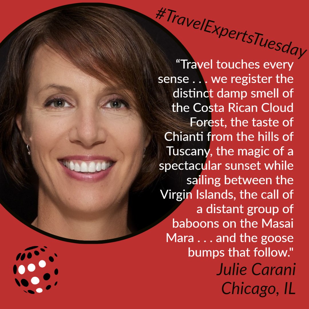 #TravelExpertsTuesday   Julie Carani specializes in International Corporate Incentive Travel.  
☎️ 262-745-5075 
📍Chicago, IL
✉️ julie.carani@gmail.com
📷 acesabroad
FB Aces Abroad