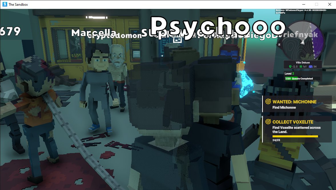 dumbodummy01's tweet photo. @TheSandboxGame I just participated in the daily #SandboxAlphaS2Contest for a chance to earn up to 1,000 $SAND! Starting March 8 - Find Michonne &amp; her zombies. Check out my screenshot below! 👇 #SandboxAlphaS2 https://t.co/JmAkb9Z834