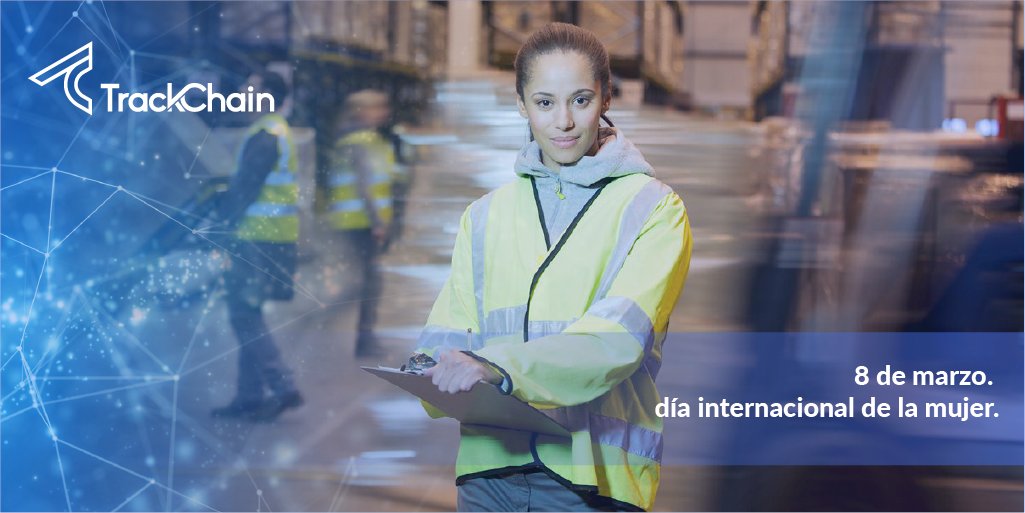 TrackChain_io's tweet image. En #TrackChain agradecemos la extraordinaria labor de todas las mujeres que son participes en el crecimiento y desarrollo de la industria logística en México y el mundo.👩🏻‍💻👷🏻‍♀️👮🏻‍♀️👩🏻‍⚖️👩🏻‍🏫#Diadelamujer #logística #Transporte