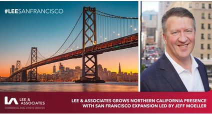 LeeAssocEastBay's tweet photo. Lee & Associates is excited to announce the growth of our presence in Northern California with the opening of our new office in San Francisco, CA! The Lee & Associates San Francisco team will be led by Jeff Moeller. #LeeAssociates #LeeSanFrancisco #LeeSF #Expansion #CRE https://t.co/p7MWG8VRk1