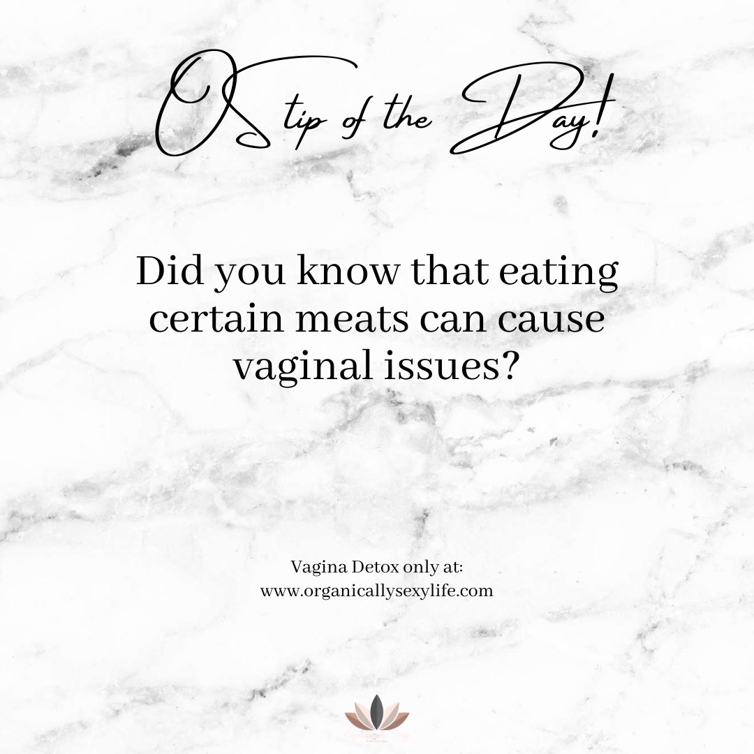 TheOSLifestyle's tweet photo. Certain meats contain xenoestrogens which are artificial hormones that imitate estrogen. This can block estrogen from the vagina, preventing the mucosal lining from forming which causes dryness and ultimately leaving the vagina open to infection. Ladies it may be your man😬 #yoni https://t.co/yk9hrcJFcf