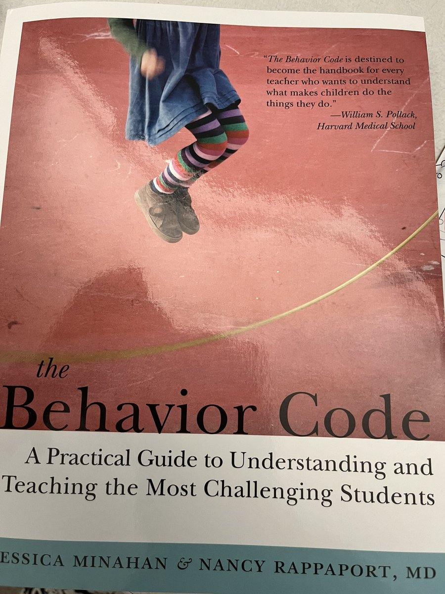 NcohenCohen's tweet photo. After listening to Jessica Monahan @nwhuskies bought some copies of #theBehaviorCode. Every teacher should own a copy! Valuable, usable information. #112leads #slpeeps @RaichMelissa https://t.co/se0kE2xYnN