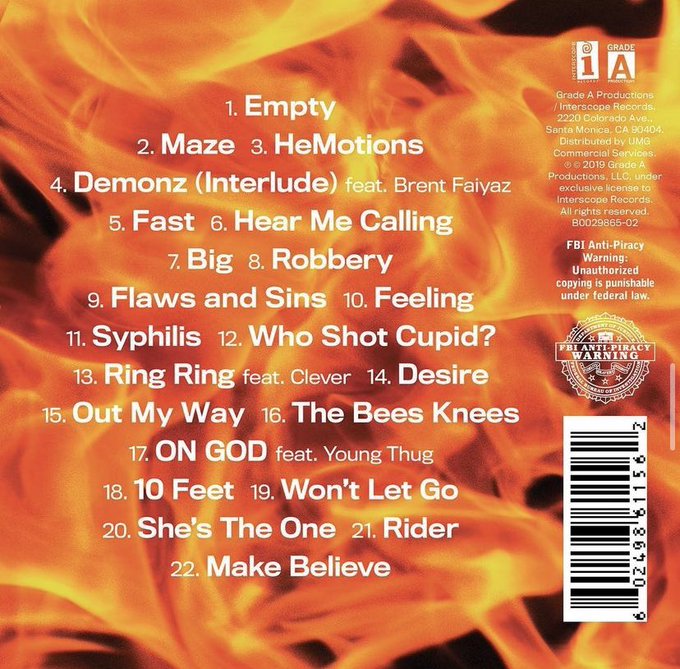 Still can't believe Juice WRLD recorded this album in four days 😲 Happy three years to Death Race For Love  ❤️