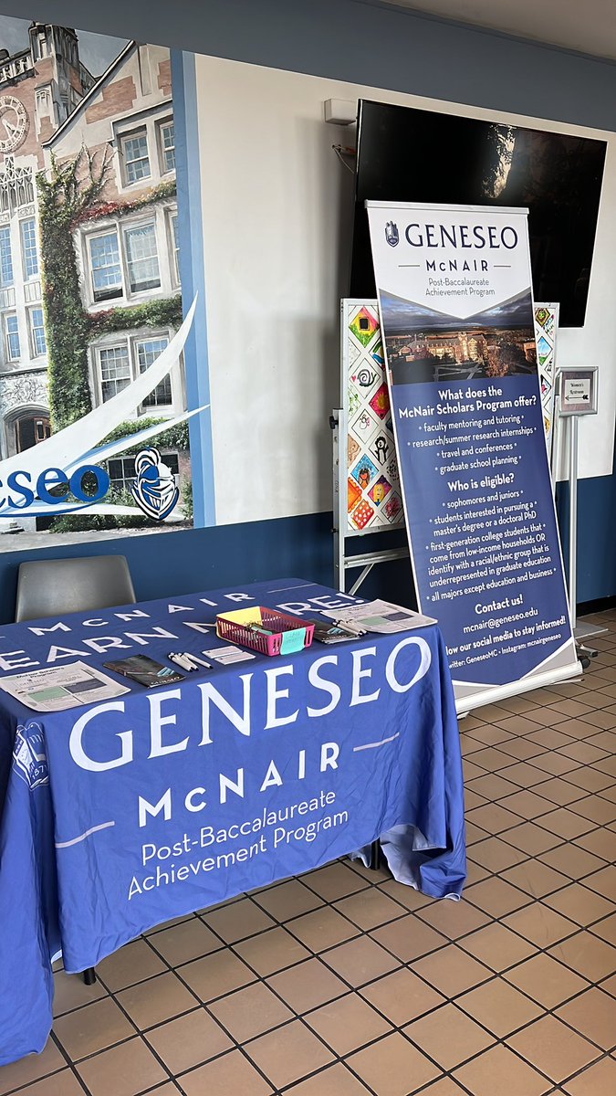 GeneseoMc's tweet photo. LAST TABLING EVENT IN THE UNION FOR THIS SEMESTER, COME SAY HI! https://t.co/jYKujREkHz