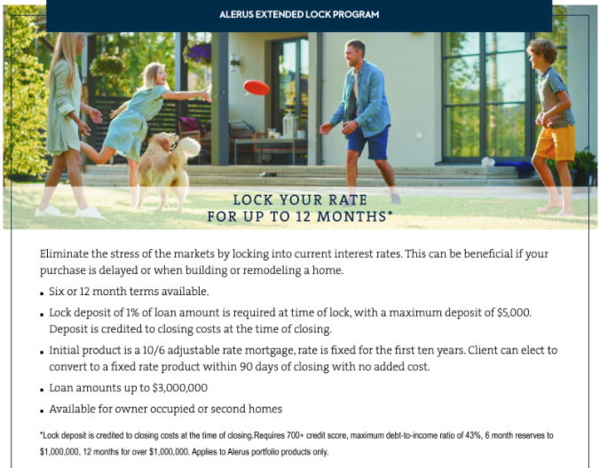 Let's pretend you are building a new home. You are thrilled - it's a dream made real.

But it will take 6 months. And what about interest rates?

Will they keep rising while you wait? Everybody is saying so.

If this sounds familiar, we should talk...