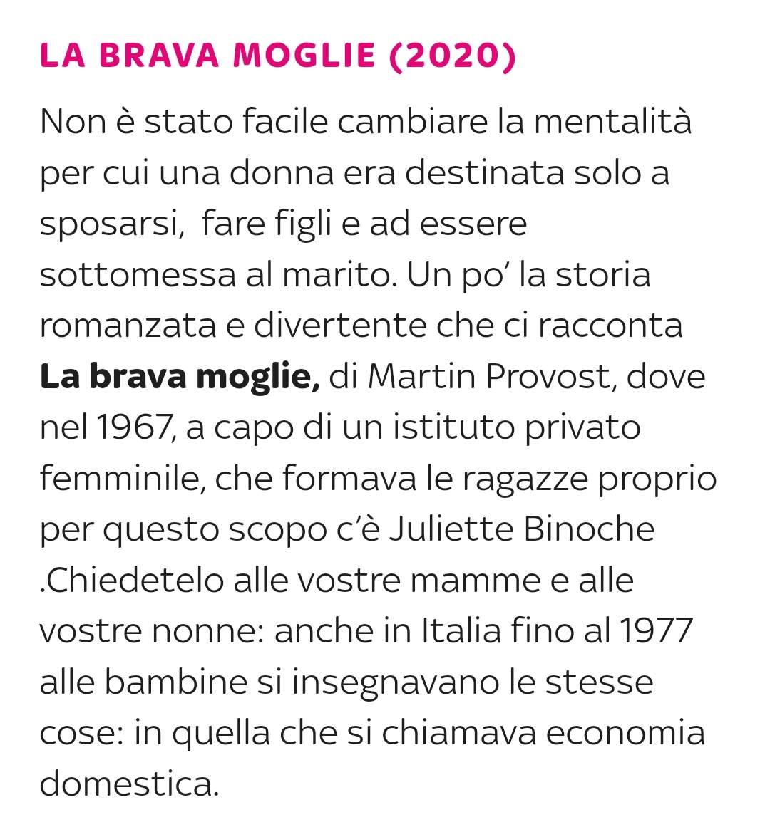 offyamcc's tweet photo. 💐WOMAN'S DAY GDR💐

10) La brava moglie https://t.co/l1uKQlQqFQ