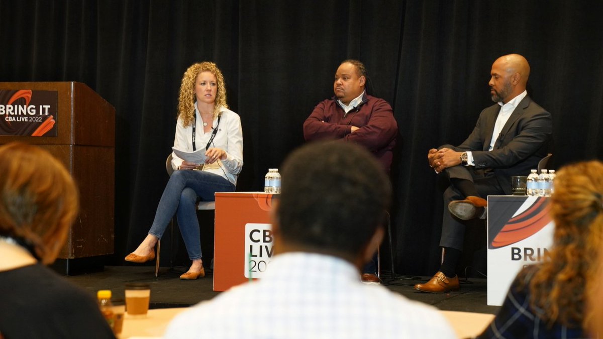 ConsumerBankers's tweet photo. Banks all over the country are committing to address social and financial equity. Thankful to be joined by experts from @Citibank and @Chase, including CBA board member Becky Griffin, for a panel on the efforts banks are taking to move the needle and support communities. #CBALIVE https://t.co/hiZPnpinJ6
