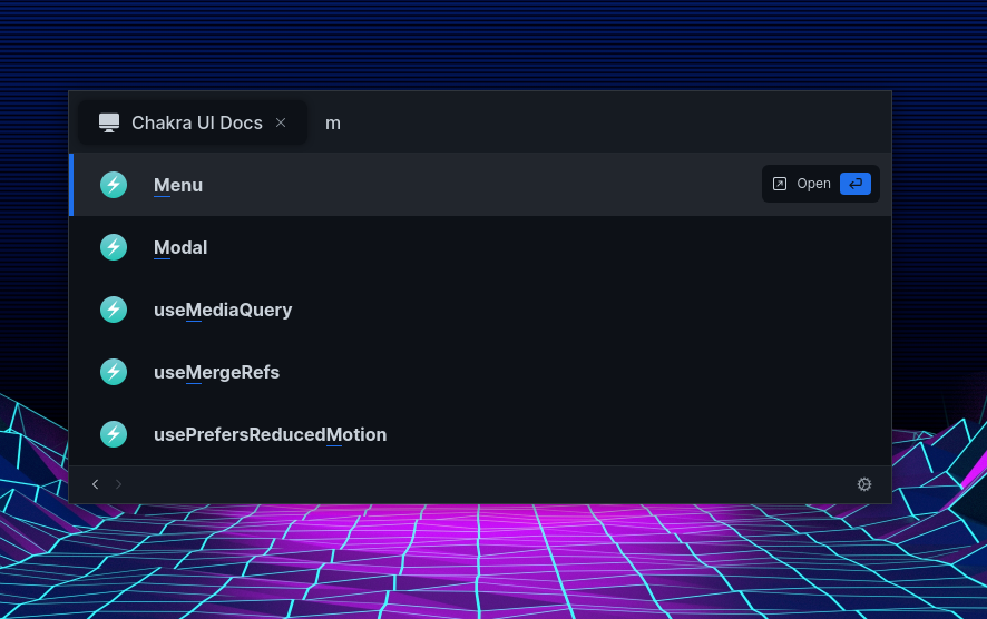 AnishDe12020's tweet photo. Just made 4 @slapdash_app local commands that let you search the documentation for @tailwindcss, @chakra_ui, @nextjs, and @clerk and also open up the documentation in your browser! https://t.co/fTfsOxl0Tv