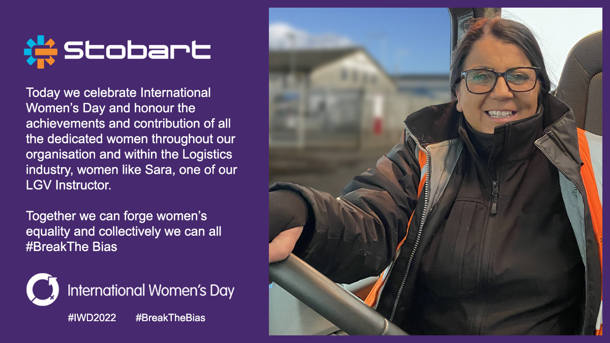 We're celebrating #internationalwomensday and honouring the achievements and contribution of the dedicated women within Stobart. We're working together to forge women's equality. #breakthebias2022