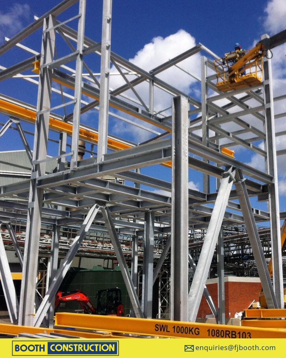 In 2015 we delivered a BioACM Production Facility for <a href="/BASF/">BASF</a> in Bradford.

✅ Main structure, pipe racks, pipe supports, and Pump House (w/cladding).

✅ We lifted and installed free-issue vessels valued at £250k each, and cooling towers @ 10te each.

▶️ fjbooth.com