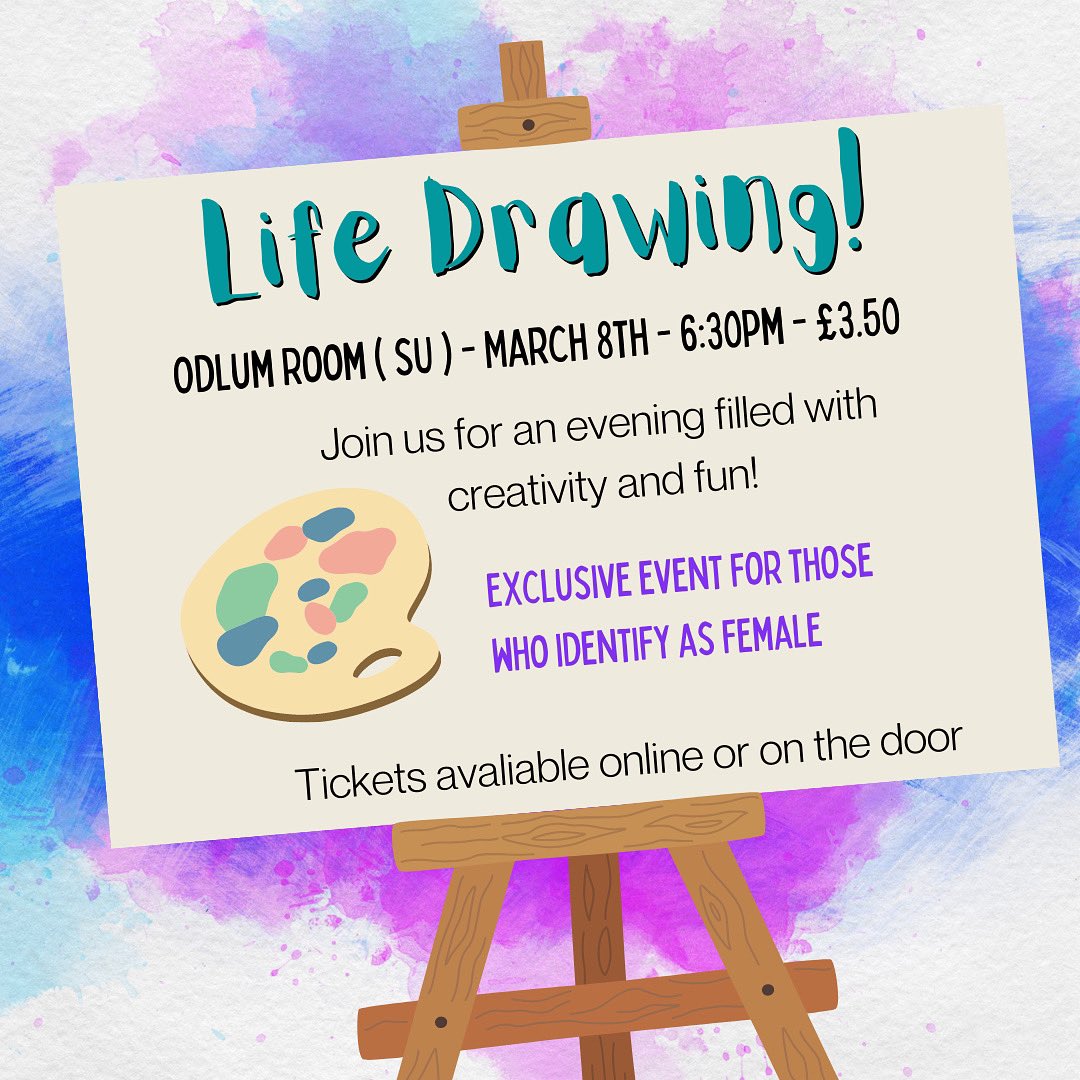💓Happy International Women’s Day!💓

Join Bristol RAG TODAY at 6:30 pm for a fun and empowering life drawing! We’ll provide the supplies (but please also feel free to bring your own!)🎨🖌

**This event is exclusively for those who identify as female**